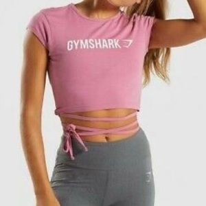 Gymshark tie crop top